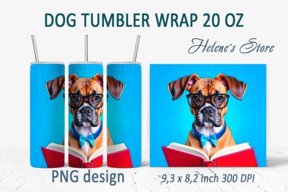 Dog Student Tumbler Wrap Sublimation
