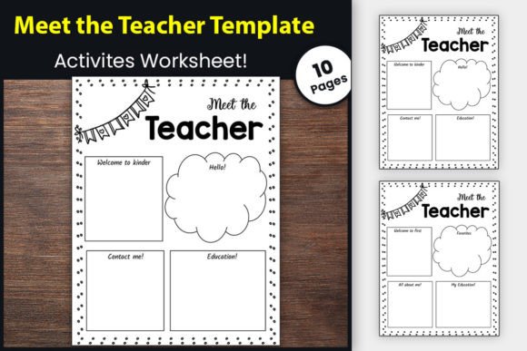 Meet the Teacher Template Customizable