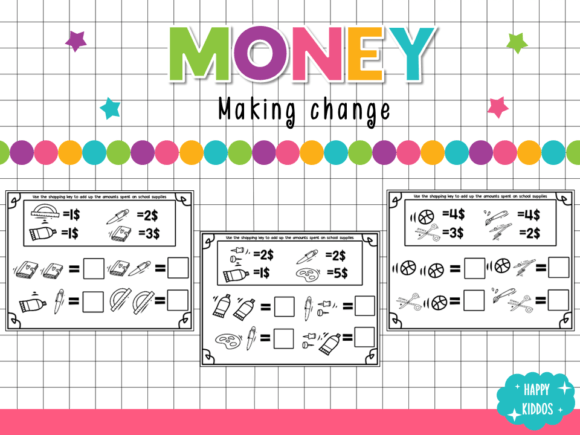 Money Making Change Worksheets