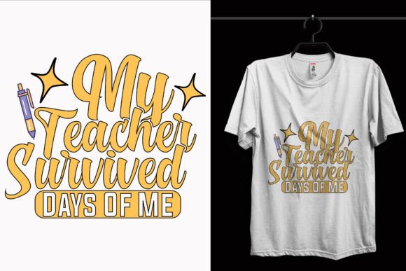 My Teacher School-T-Shirt Design