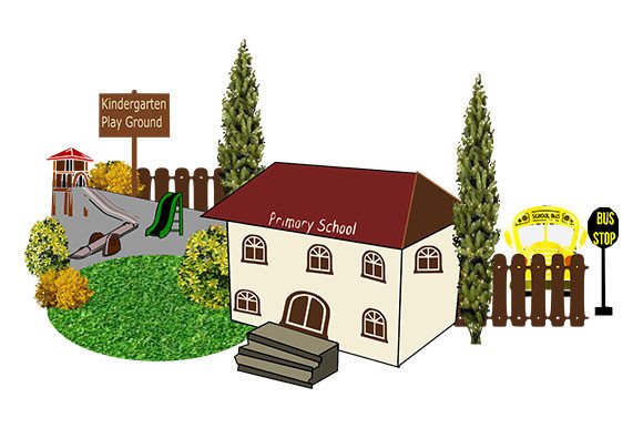 School 6 Background