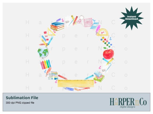 Teacher Ring Sublimation PNG Personalize