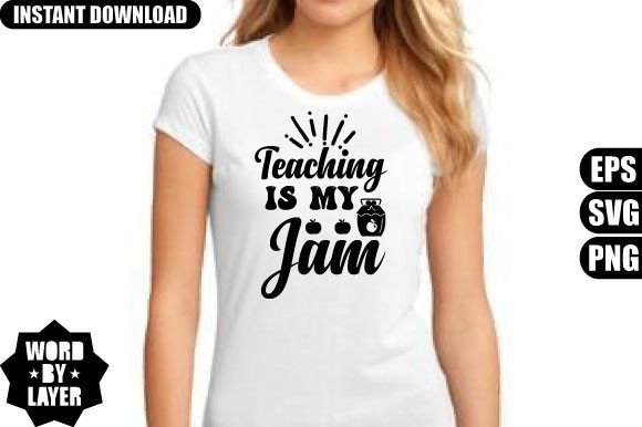 Teaching is My Jam SVG Design: A Practical, Layered Resource for Educators and Makers